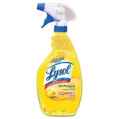 Complete Clean All-Purpose Cleaner, Lemon, 12 32 oz Spray Bottles/Carton - Reckitt Benckiser - POSpaper.com