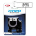 Dymo D1 Flexible Nylon Label Maker Tape, 1/2in x 12ft, Black on White - POSpaper.com