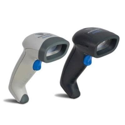 Datalogic QuickScan QD2430 Barcode Scanner, 2D Area Imager, USB Kit with 90a052065 Cable and Stand, Black - POSpaper.com