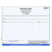 Delaware compliant 5 1/2" x 4 1/4" Horizontal 1-part Rx Pads (100 sheets/pad: 8 pads minimum) - Blue - POSpaper.com