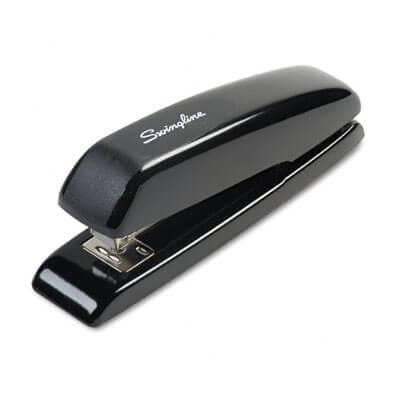 Swingline Durable Full Strip Desk Stapler, 20-Sheet Capacity, Black - POSpaper.com