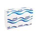 Embossed C-Fold Paper Towels, 10-1/10 x 13-1/5, White, 200/Pack, 12 Packs/Carton - POSpaper.com