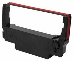 Epson ERC 30/34/38 Printer Ribbons (6 per box) - Black/Red "Blind" Plain-Packaging - POSpaper.com