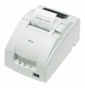 Epson TM U220B Impact Receipt Printer Serial Cool White Autocutter Power Supply Included POSPaper
