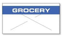 Garvey GX2212 Pricing Labels (1 Case = 20 sleeves @ 11,025 labels/sleeve = 220,500 labels) - White/Blue - "Grocery" - POSpaper.com