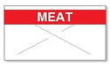 Garvey GX2212 Pricing Labels (1 Case = 20 sleeves @ 11,025 labels/sleeve = 220,500 labels) - White/Red - "Meat" - POSpaper.com