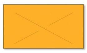 Garvey GX2216 Pricing Labels (1 Case = 20 sleeves @ 9,000 labels/sleeve = 180,000 labels) - Fluorescent Orange - Blank - POSpaper.com