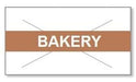 Garvey GX2216 Pricing Labels (1 Case = 20 sleeves @ 9,000 labels/sleeve = 180,000 labels) - White/Brown - "Bakery" - POSpaper.com