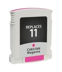 Remanufactured HP C4837A #11 Inkjet Cartridge (1800 page yield) - Magenta - POSpaper.com