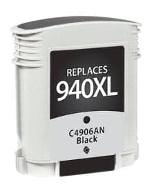 Remanufactured HP C4906AN #940XL Inkjet Cartridge (2200 page yield) - Black - POSpaper.com