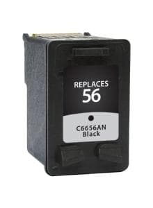 Remanufactured HP C6656AN #56 Inkjet Cartridge (520 page yield) - Black - POSpaper.com