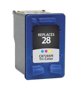 Remanufactured HP C8728AN #28 Inkjet Cartridge (190 page yield) - Color - POSpaper.com