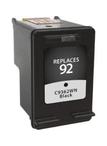 Remanufactured HP C9362WN #92 Inkjet Cartridge (200 page yield) - Black - POSpaper.com