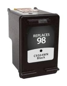 Remanufactured HP C9364WN #98 Inkjet Cartridge (420 page yield) - Black - POSpaper.com