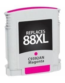 Remanufactured HP C9392AN #88XL Inkjet Cartridge (1400 page yield) - Magenta - POSpaper.com
