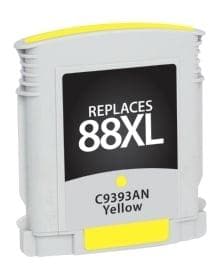 Remanufactured HP C9393AN #88XL Inkjet Cartridge (1400 page yield) - Yellow - POSpaper.com