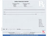 Indiana compliant 5 1/2" x 4 1/4" Horizontal 1-part Rx Pads (100 sheets/pad: 8 pads minimum) - Blue - POSpaper.com