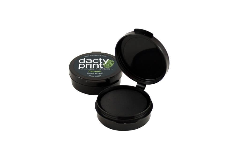 Inkless Fingerprint Pad Small Round Ceramic