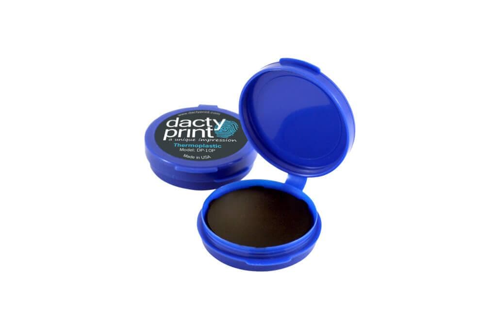 Fingerprint Ink Pad - Small Round - Plastic