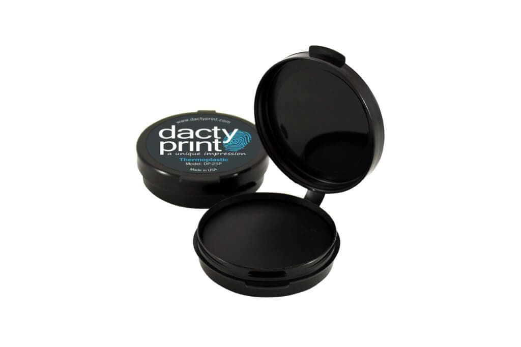 Inkless Fingerprint Pad Large 2" Round Plastic