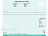 Kentucky compliant 5 1/2" x 4 1/4" Horizontal 1-part Rx Pads (100 sheets/pad: 8 pads minimum) - Green - POSpaper.com