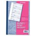 Money/Rent Receipt Books, 7-1/4 x 2-3/4, Three-Part Carbonless, 100 Sets/Book - POSpaper.com