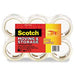 3M Moving & Storage Tape, 1.88" x 54.6 yards, 3" Core, Clear, 6 Rolls/Pack - POSpaper.com