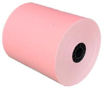 3 1/8" x 230' Pink Thermal Paper (50 rolls/case) - BPA Free - POSpaper.com