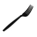 Dixie Plastic Cutlery, Heavyweight Forks, Black, 1000/Carton - POSpaper.com