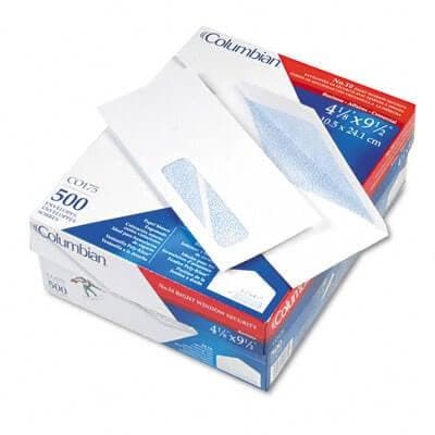 Poly-Klear Insurance Form Envelopes, #10, White, 500/Box - POSpaper.com