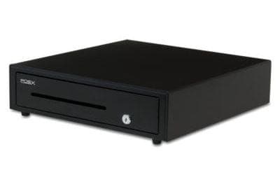 POS-X ION Cash Drawer, 18" x 18", Black Face, 2 Media Slots - POSpaper.com