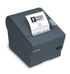 Epson TM-T88V, Thermal Receipt Printer, Epson Dark Gray, USB & Powered USB Interfaces, No Power Supply, Requires A Cable - POSpaper.com