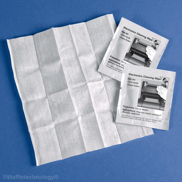 Pre-Saturated Electronics Cleaning Wipe (100 / box) - POSpaper.com