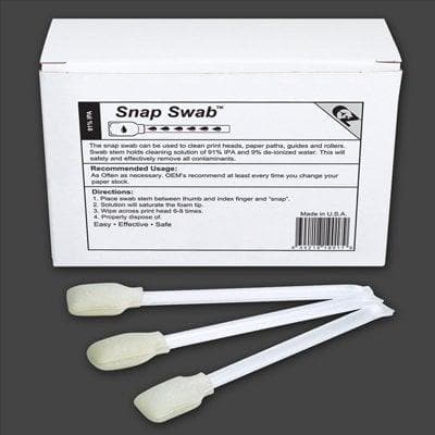 SNAP Swabs - Thermal Printhead Cleaners ( 25/Box )