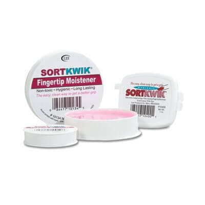 Sortkwik Fingertip Moisteners, 3/8 oz, Pink - POSpaper.com