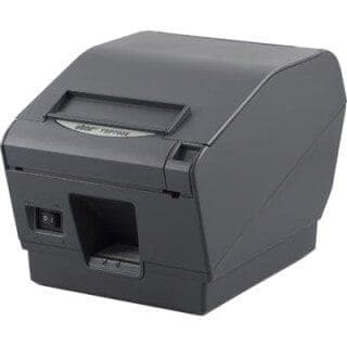 Star Micronics TSP743II Label, 3" Printer, Direct Thermal Label, Cutter, Bluetooth, Ios, Gray, Auto Connect On Ex Ps Needed, Replaces 39480210 - POSpaper.com