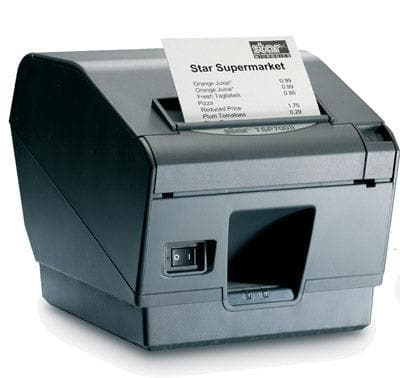 Star Micronics TSP743IId-24, Thermal Printer, Cutter, Serial, Putty, Requires Power Supply # 30781870 - POSpaper.com