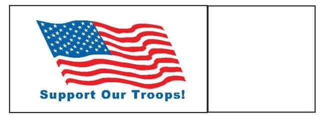 Napkin Bands - Linen (20,000 bands/case) - Support Our Troops - POSpaper.com