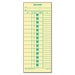 Tops Time Card for Cincinnati, Lathem, Simplex, Job Card, 1-Sided, 3-1/2 x 9, 500/Box - POSpaper.com