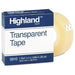 3M Transparent Tape, 3/4" x 1296", 1" Core, Clear - POSpaper.com