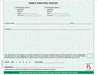 Wyoming compliant 5 1/2" x 4 1/4" Horizontal 1-part Rx Pads (100 sheets/pad: 8 pads minimum) - Green - POSpaper.com