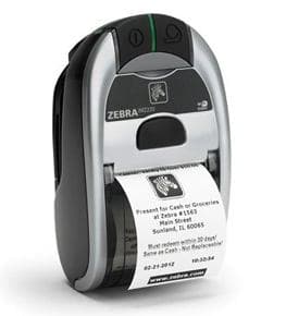 Zebra iMZ220 Portable Label Printer, Dual radio 802.11a/b/g/n and BT, US Power Plug - POSpaper.com
